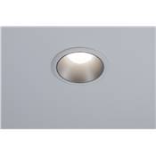 Encastré PAULMANN Cole rond fixe max. 1x10W GU10 230V blanc dépoli/argent Alu -