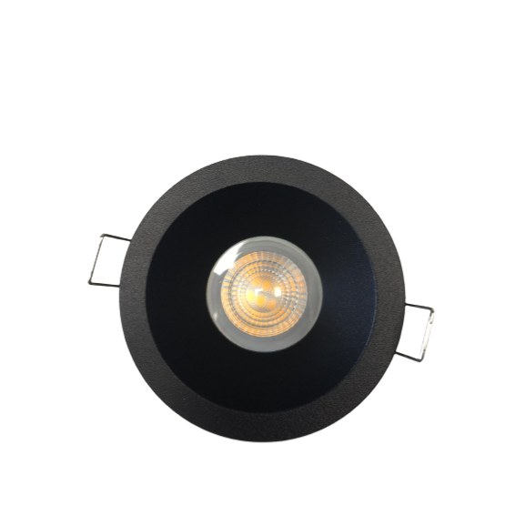 Spot encastrable rond pour source GU10 DEEEP Noir - IP65 - BBC - ®