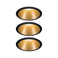 Lot de 3 Spots LED encastrable Cole 6.5W 230V blanc 3 intensités PAULMANN 93404