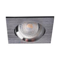 Spot Led GU10 Encastrable Noir Carré avec Led 6.5W 120° 4000K