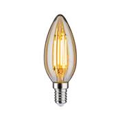 Ampoule LED PAULMANN Flamme 430lm E14 4,7W Doré 2500K 230V - 28705