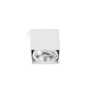 Plafonnier design TECTO FARO 1 spot G53 Blanc