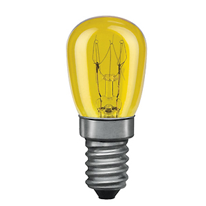 Lampe incandescentes couleur jaune Poirette 15W E14 PAULMANN