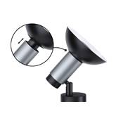 Lampe à poser/applique PAULMANN Runa max. GU10 Noir/Anthracite 230V métal - 7952