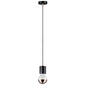 Suspension PAULMANN Neordic Nordin max. 1x60W E27 Noir 230V Marbre - 79751