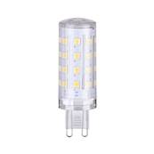 Standard 230 V Culot à ergots LED Pack de 1 Dim 800lm 7,2W 2700K gradable Clair