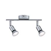 Spot PAULMANN Carolina IP44 max2x10W GU10 Chrome 230V métal - 66748