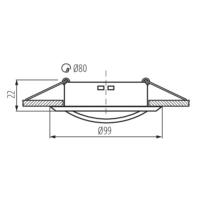 Lot 10 Spots LED 6W orientables rond Noir Blanc neutre 4000K 120°.