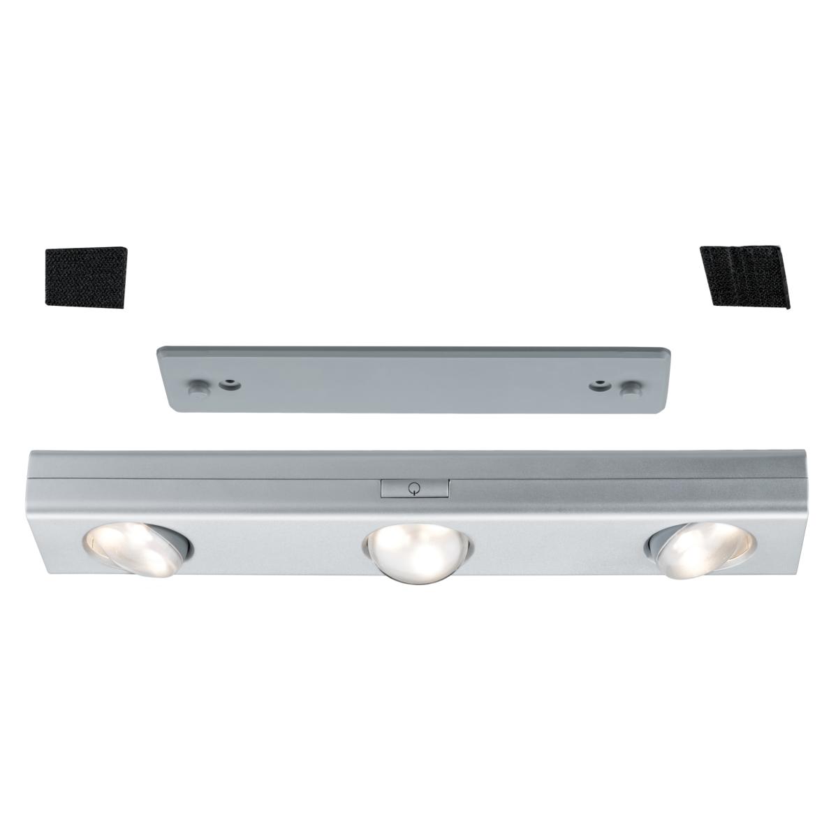 Reglette LED sans fil Paulmann 3 spots Jiggle 70635