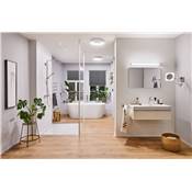 Miroir LED cosmétique PAULMANN Jora miroir cos IP44 TunW LED 3,3W Chr/Blc/miroir