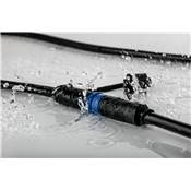 Cable Extérieur PAULMANN Plug & Shine IP68 10m 1in-1out 2x1,5qmm Noir - 94277