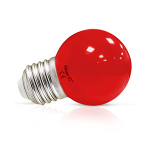 Ampoule LED E27 G45 1W rouge