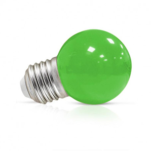 Ampoule LED E27 G45 1W verte