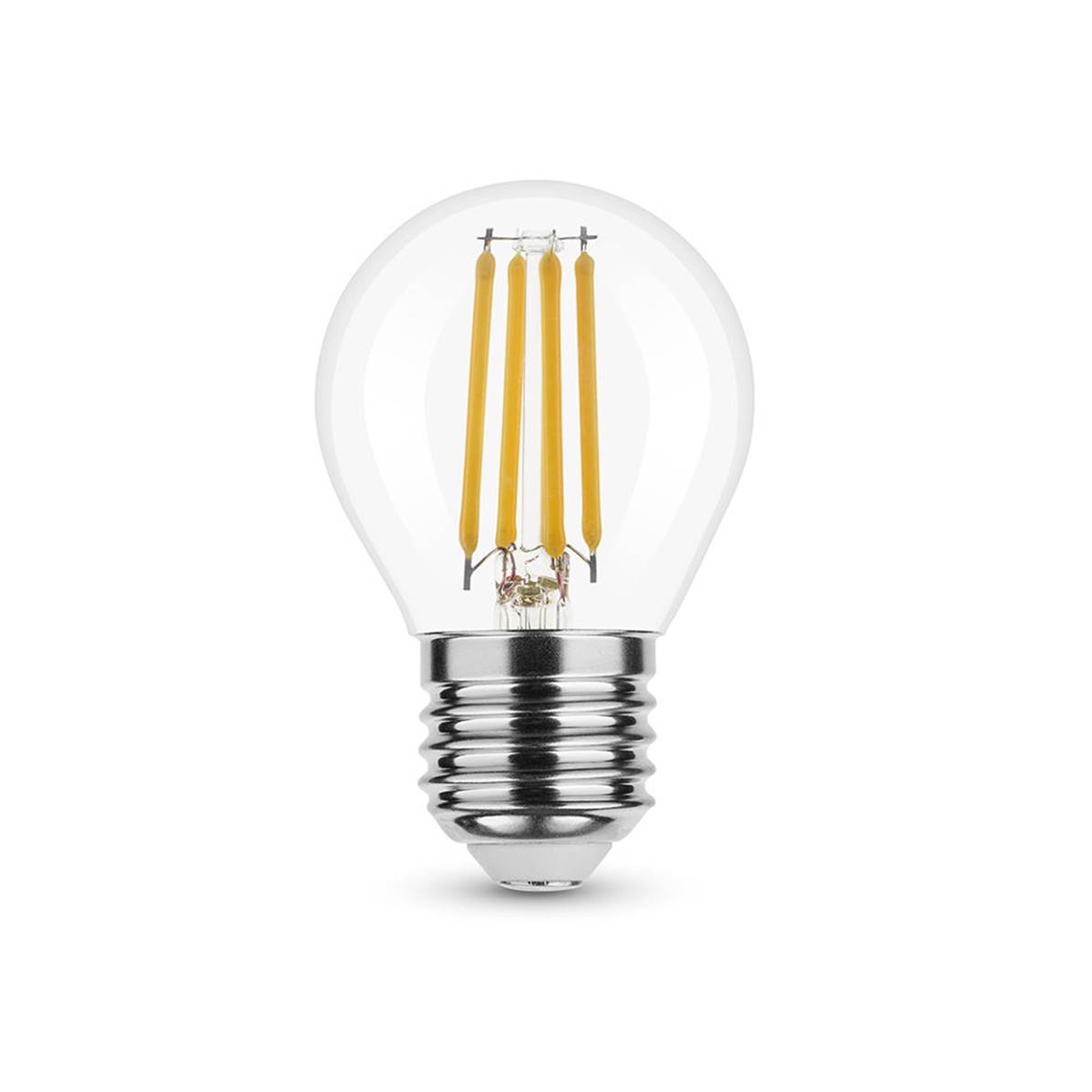 Ampoule LED sphérique G45 à culot E27 couleur d'éclairage or