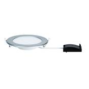 Kit encastré PAULMANN Quality Panel rond LED 1x1 4000K 230V 170mm Chrome mat - 9