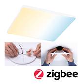 VariFit Panneau encastré LED Veluna Edge IP44 carré 200x200mm 1400lm Tunable Whi