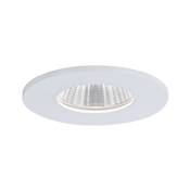 Kit encastré PAULMANN Calla IP65 rond fixe LED 1x 770lm 4000K 230V Blanc dépoli