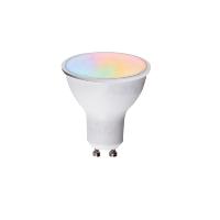 Ampoule LED connectée GU10 4.7W Wifi/Bluetooth CCT + RGB