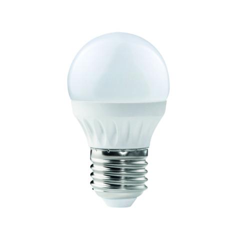 Ampoule LED E27 3W rendu 30W Globe 45 mm Blanc Chaud.