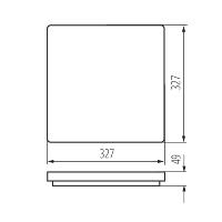 Plafonnier LED IP54  24W 4000K 230V Kanlux 26447