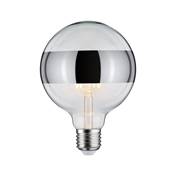 Ampoule LED PAULMANN G125 anneau réfléchissant 600lm E27 2700K 6,5W 230V Argent