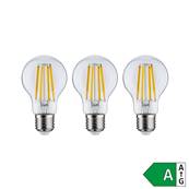 Filament 230 V Ampoule LED Pack de 3 3x840lm 3x4W 3000K  Clair