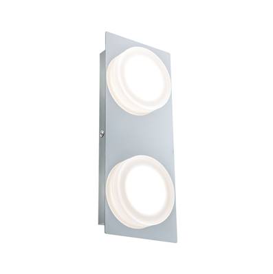 Appliques LED Doradus IP23 2 flammes 2x4.7W Chrome