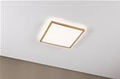 Panneau LED Atria Shine Backlight IP44 carré 293x293mm 4000K Esthétique bois