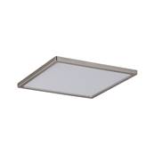 Panneau encastré Areo LED IP44 carré 180 mm 12 W Nickel mat gradable