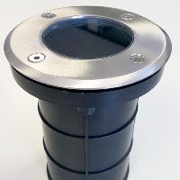10 Spot Exterieur Encastrable IP67 230V GU10 inox 304 double presse-étoupe