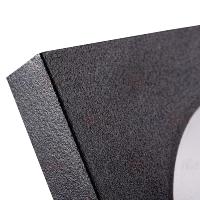 Spot étanche IP44 salle de bain carré Noir mat pour LED