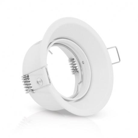 Spot encastrable blanc design basse luminance anti éblouissement GU10 pour LED