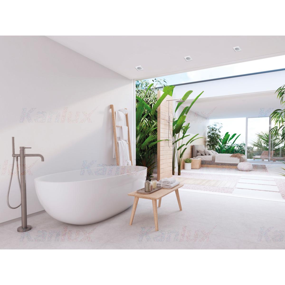 Trajectoire KL4560  Spot étanche Blanc spécial salle de bain 12V