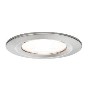 Spot encastrable 230V Acier brossé Premium LED Nova Paulmann 93633