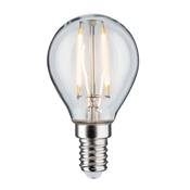 Ampoule LED PAULMANN filament shpérique 250lm E14 2,6W Clair 2700K 230V - 28689