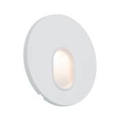 Kit encastré PAULMANN mur rond 1x1,7W 2700K 230 V Blanc - 92924