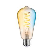 Filament 230 V Ampoules LED 600lm 7,5W Tunable White gradable Doré