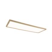 Panneau LED Atria Shine Backlight IP44 carré 580x200mm 3000K Esthétique bois