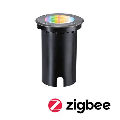 Encastré de sol LED Floor Smart Home Zigbee  IP67 rond 110mm RGBW+ 4,9W 300lm 23