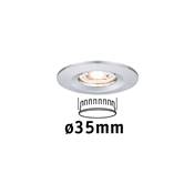 Encastré PAULMANN Nova mini Coin rond fixe IP44 LED 1x4W 310lm chrome/alu - 9430