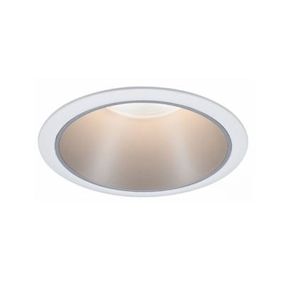 Encastré PAULMANN Cole rond fixe max. 1x10W GU10 230V blanc dépoli/argent Alu -