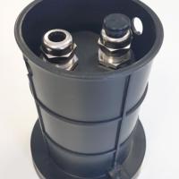 Spot Exterieur Encastrable IP67 230V GU10 Acier Carré double presse-étoupe.