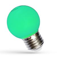 Ampoule LED E27 G45 1W verte