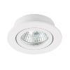Spot encastrable orientable rond Blanc Mat sans circlip apparent Kanlux. PROMO