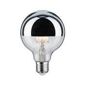 Ampoule LED PAULMANN G95 Calotte réflectrice 600lm E27 2700K 6,5W 230V Argent gr