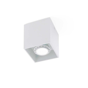 Plafonnier spot design TECTO FARO GU10 Blanc.