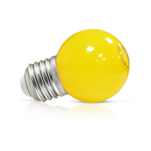 Ampoule LED E27 G45 1W jaune