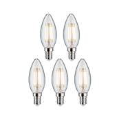 Filament 230 V Bougie LED 5x470lm 5x4,8W 2700K  Clair