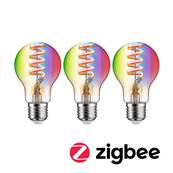 Filament 230 V Ampoule LED Smart Home Zigbee  3x470lm 3x6,3W RGBW+ gradable Doré