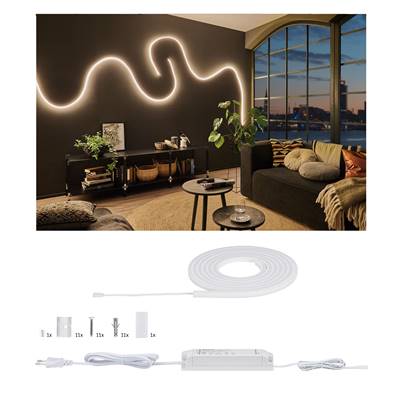 Kit de base PAULMANN MaxLED Flow 3m Blanc chaud 37W 230/24V 50VA blanc - 70963